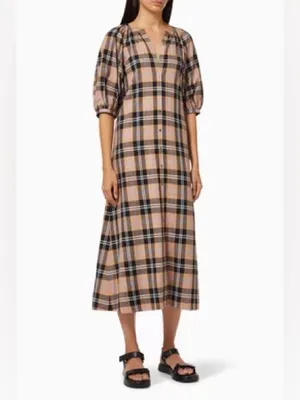 Staud Vincent Dress in Cotton Twill Womens Size S thumbnail 7