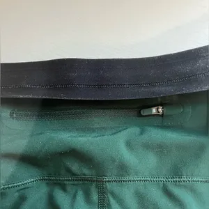 Athleta Interval Run Green Shorts XXS thumbnail 4