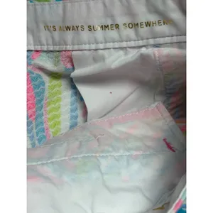 Lilly Pulitzer Buttercup Scalloped Edge Resortwear Preppy Summer Shell Shorts 4 thumbnail 6