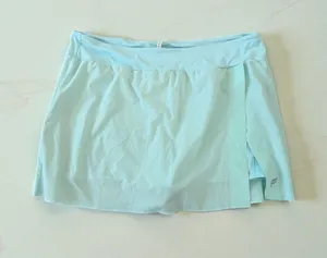 FABLETICS Light Aqua Sport Active Skort Size 4X thumbnail 1