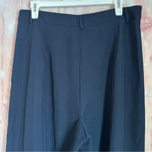 Cider Navy Blue Mid Rise Pleated Straight Leg Pants Size XL thumbnail 10