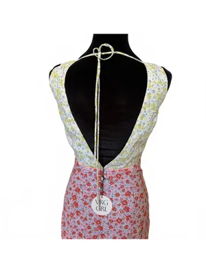 Vrg Grl Postcards From Italy Bias Cut Midi Dress Women's Size AU 8 US 4 NWT thumbnail 6