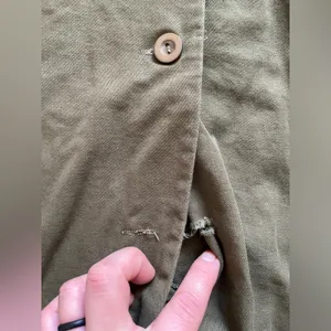 Haryln utility coat olive green size large thumbnail 6