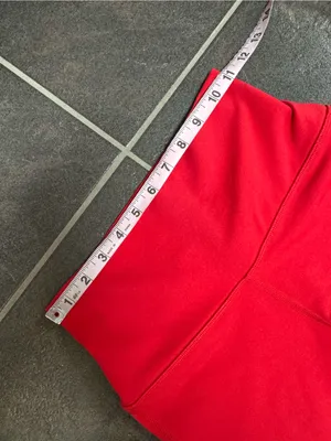 ALO Yoga Leggings Moto Airbrush Active Workout Pants Red XS Gym Pilates Fitness thumbnail 11