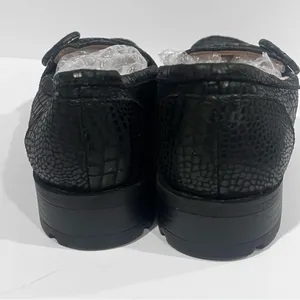 LifeStride Women’s Lolly Slip-On Loafer Black Croc Size 5M Chic Comfort Flats 🔥 thumbnail 4