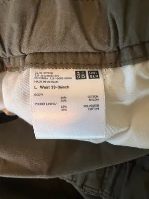 Uniqlo Cargo Green Pants thumbnail 5