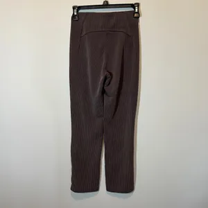 Lululemon Ribbed Softstreme Zipped Hem Pants Espresso Brown 2 thumbnail 6