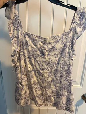 Babydoll Top Blue thumbnail 3