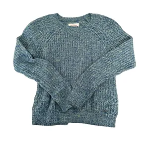 Abercrombie & Fitch Womens Blue Green Marled‎ Chunky Knit Wool Blend Sweater S thumbnail 1