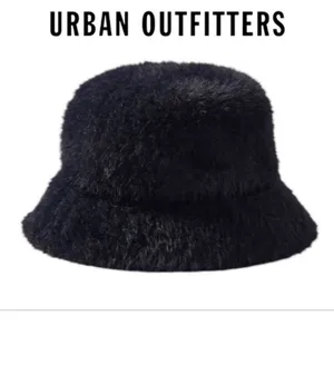 Urban Outfitters black faux fur bucket hat thumbnail 3