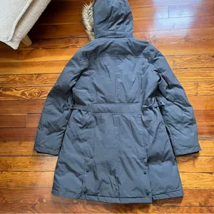 Gray Parka with Faux Fur Hood thumbnail 14