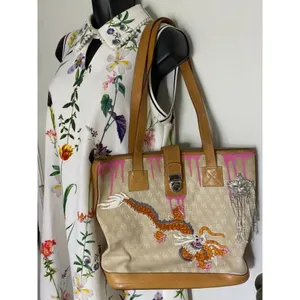 DOONEY & BOURKE Shoulder Tote Bag Customized Tan thumbnail 11