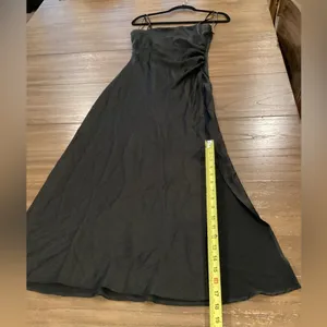 House of Harlow Revolve 1960 Satin style ruched Slip strappy sleeveless Dress S thumbnail 4