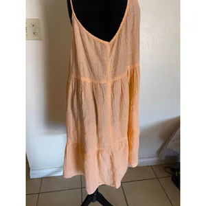 Aerie Magic Hour Coverup Dress M color main mango thumbnail 5