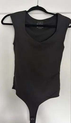 Black Tank Bodysuit  thumbnail 1