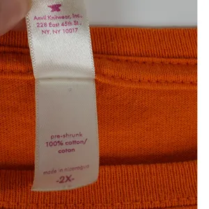 Anvil Tennessee Volunteers T-Shirt Womens 2XL Big Orange Country‎ Rocky Top thumbnail 7