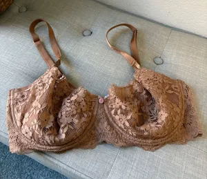 Victoria's Secret Lace Dream angels push up without padding bra in Brown 36DD thumbnail 1