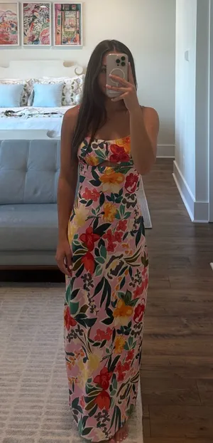 Bailey Rose Floral Maxi Dress Multiple Size XS thumbnail 1