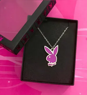 Playboy Y2K bunny necklace NIB thumbnail 1