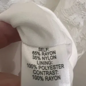 Lulu’s white lace strapless dress size L thumbnail 6