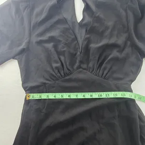 Baltic Born NWOT‎ Esti Black Maxi Dress V Neck Short Sleeve Cocktail Large thumbnail 11