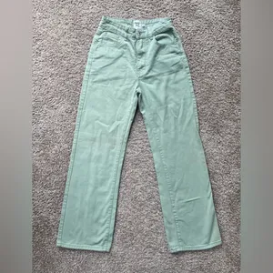 Princess Polly Lester Mom Jeans - Sage Green thumbnail 2
