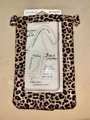 💙 NWT Animal Print Olivia Moss Crossbody Phone Bag thumbnail 1