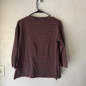 Patagonia Shirt Medium Gray Red Striped Organic‎ Cotton Long Sleeve Casual thumbnail 8