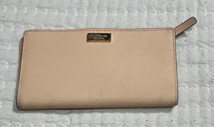 Kate Spade Tan/ light pink Wallet thumbnail 1