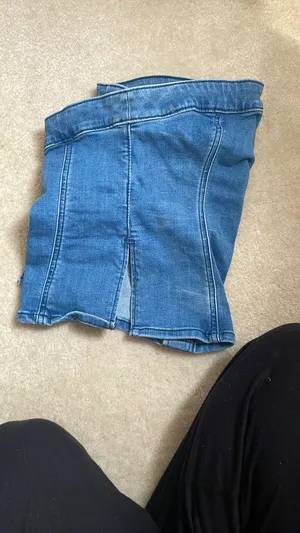 American Eagle Outfitters Jean tube top thumbnail 2