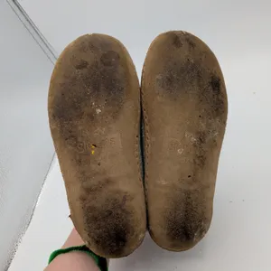 Glerups Grey Felted Wool Slipper Shoes Leather Sole Womens 7 EU 37 Danish Design thumbnail 7