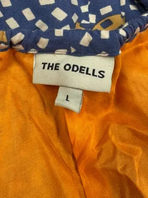 The Odells Orange Blue Abstract Tank Top Women’s Large thumbnail 3