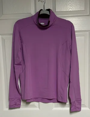 Nike Purple Turtleneck Long Sleeve thumbnail 1