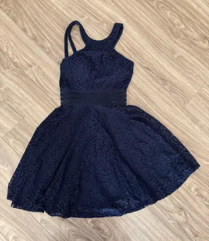 Juniors size 0 navy dress Blue thumbnail 1