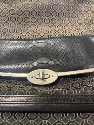 Coach Y2K Madison OP Art Pearlescent Signature Large Handbag thumbnail 2