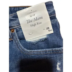 NEW Abercrombie & Fitch The Mom High Rise Distressed‎ Ankle Jeans Sz 28 thumbnail 8