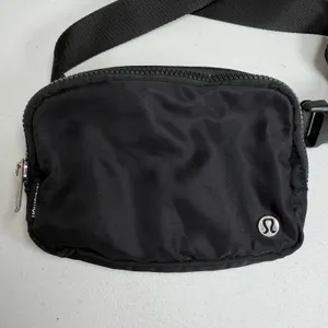 Lululemon Athletica Everywhere Belt Bag 1L Logo Print Black Bum Fanny Pack Sling thumbnail 3