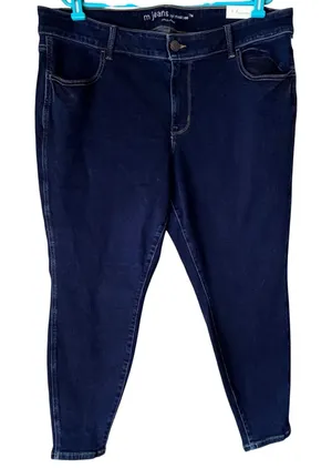 NWT! Maurices Dark Wash Mid-Rise Jegging Women’s Size 20W Short thumbnail 1