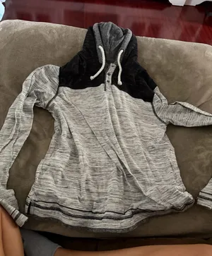 Buckle Grey long sleeve shirt with hood BKE thumbnail 1