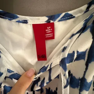 Saks Fifth Ave 5/48 blue and white mini dress size small‎ thumbnail 2
