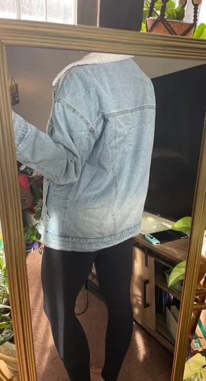 Angel Kiss Fuzzy Jean Jacket thumbnail 9