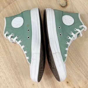 Converse Chuck Taylor Customized High Top Sneakers Sage Green 5‎ Men 7 Women thumbnail 5