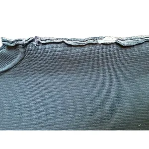KLD Black Ribbed Knit Cropped Tank Top Small Made USA thumbnail 10