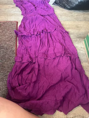 Pinch Purple Ruffle Tiered Maxi Dress - Women thumbnail 3
