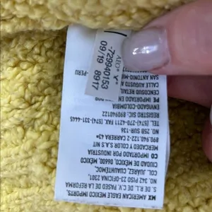 American Eagle Mustard Gold Chunky Knit Sweater Medium Oversized Fall thumbnail 8