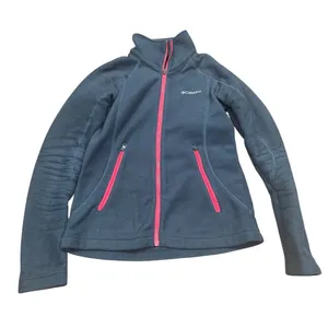 Columbia Interchange Fleece Jacket Full Zip‎ Gray Pink Womens Size M thumbnail 1