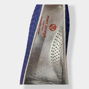 Marc Joseph New York Leather Columbus Flats‎ in Blue size 7.5 thumbnail 4