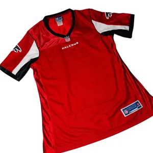 NEW Atlanta Falcons Jersey Womens S Red Blank NFL Pro Line Football‎ thumbnail 1