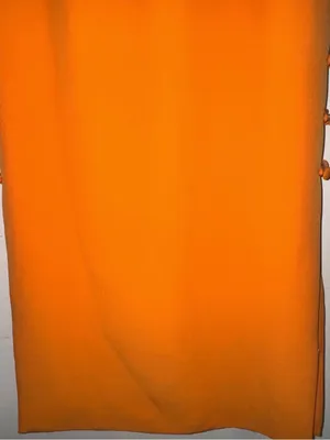 Gianni Bini Vibrant Orange Side-Slit Midi Skirt thumbnail 5