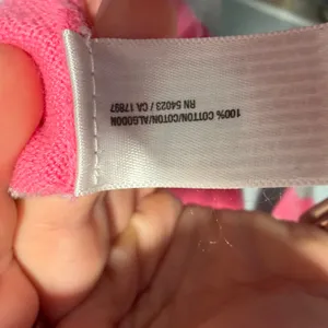 Y2k Old Navy‎ Womens Pink Grey Striped Cotton henley thumbnail 4